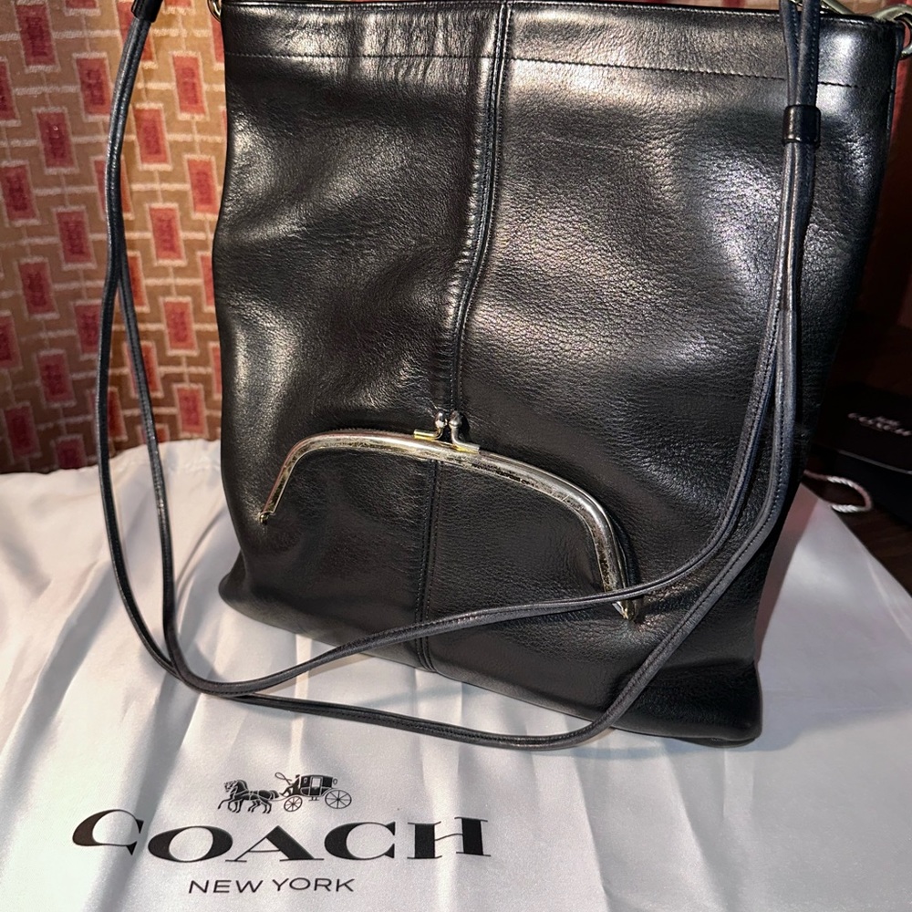Authentic Vintage Coach Bonnie Cashin slim tote